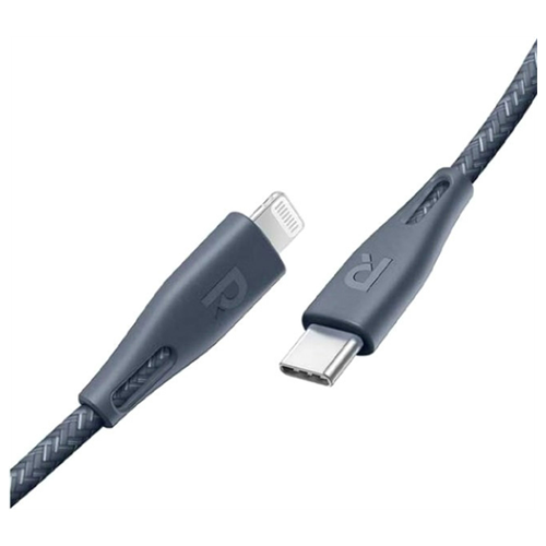 Кабель RAVPower MFI USB-C to Lightning, 1.2 м (RP-CB1017, RP-PC1017), серый горящие скидки qumo mfi usb c to apple lightning gold