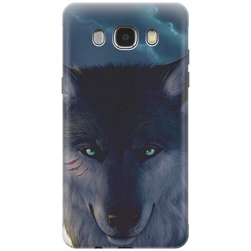 фото Re:pa накладка transparent для samsung galaxy j5 (2016) с принтом "взгляд волка"
