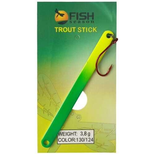 фото Блесна trout stick, 3.8гр, цвет-124, 1шт/уп fish season