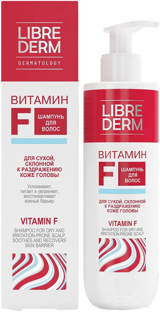 LIBREDERM Шампунь «Витамин F», питательный, восстанавливающий, 250 мл, LIBREDERM