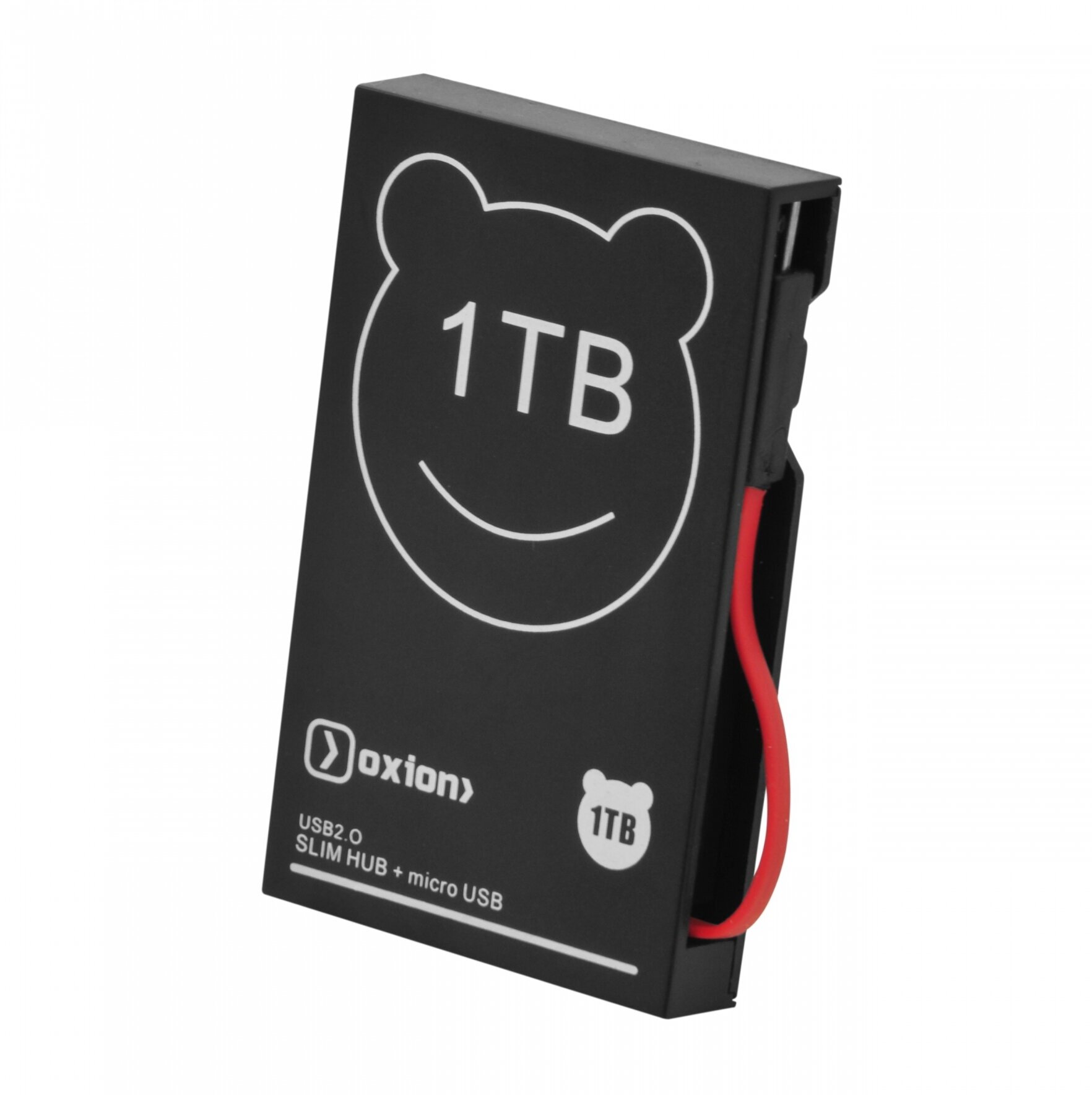 USB-разветвитель OXION черный, на 3 порта+кабель micro USB, USB 2.0 (OHB006BK)