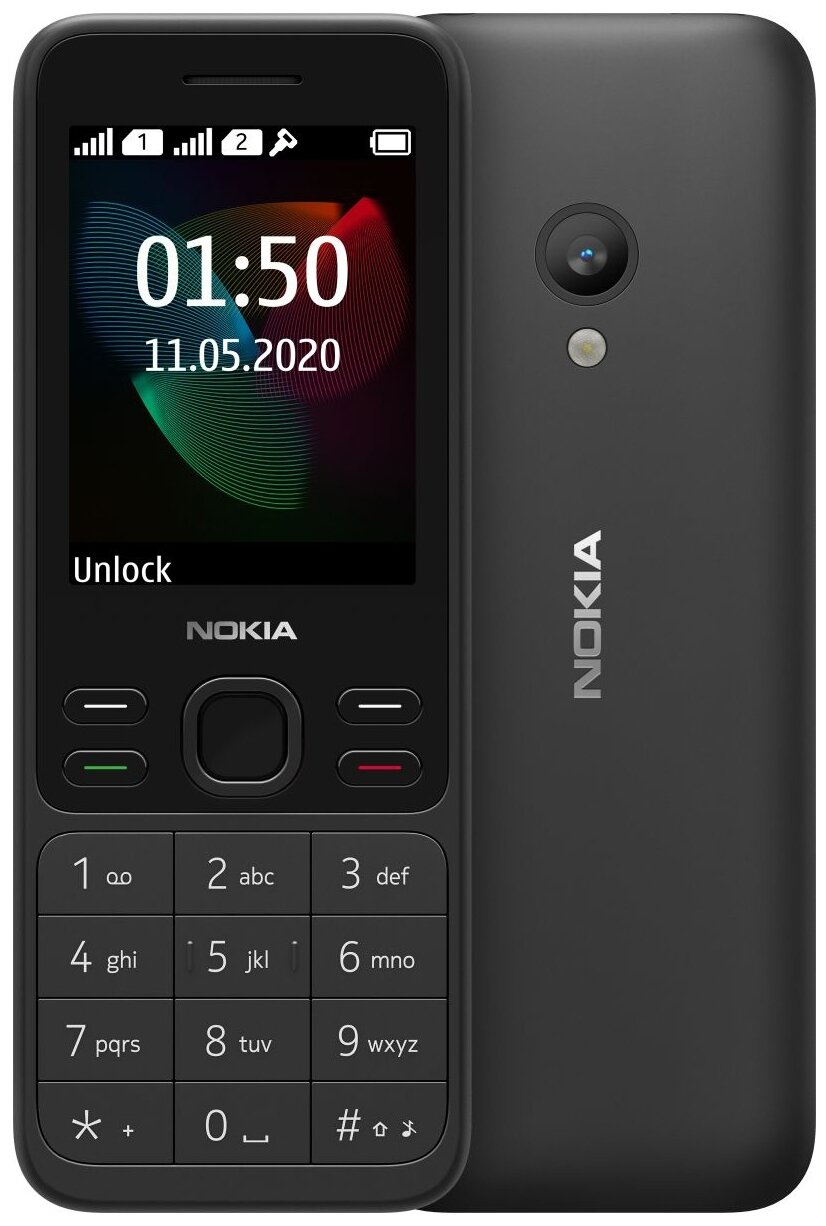 Телефон Nokia 150 (2020) Dual Sim, черный