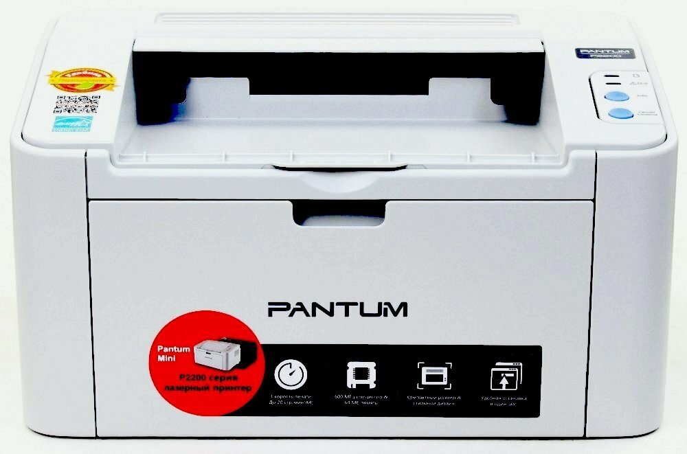 Принтер Pantum P2200 (P2200), А4, 20 стр/мин