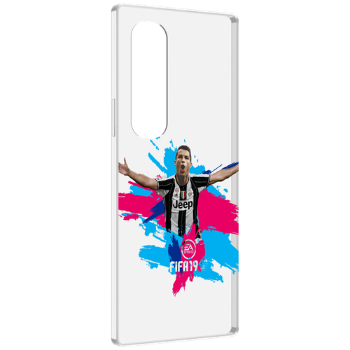 Чехол MyPads Fifa-2019-2020-2021-2022 мужской для Samsung Galaxy Z Fold 4 (SM-F936) задняя-панель-накладка-бампер