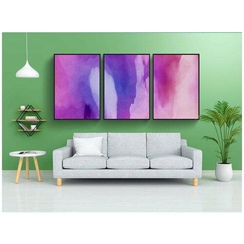 фото Набор модулных постеров для интерьера "задний план, изобразительное искусство, аннотация" 60x90 см. в тубусе, без рамки lotsprints