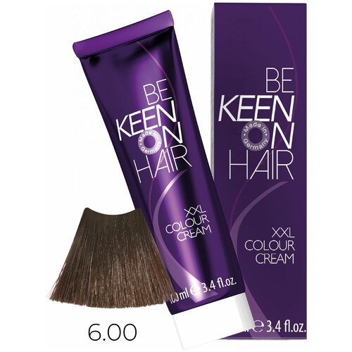 Крем-краска для волос 6/00 Интенсивный темный блондин. KEEN COLOUR CREAM XXL