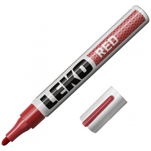 Красный строительный маркер-краска LEKON 011104