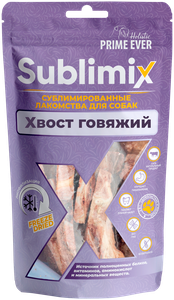 Лакомство для собак хвост говяжий Prime Ever Sublimix, 100 г