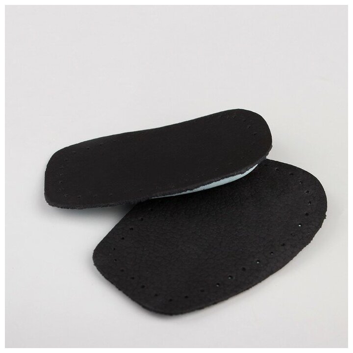 Подпяточники для обуви, 10x7 см, пара, цвет чёрный - фотография № 1