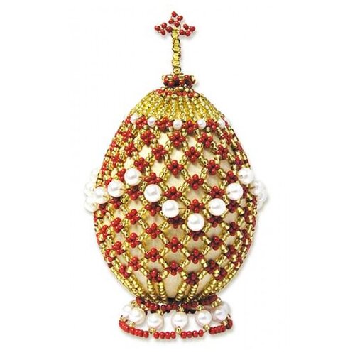 фото Б024 набор для бисероплетения riolis 'яйцо пасхальное 2', 5*9,5 см риолис