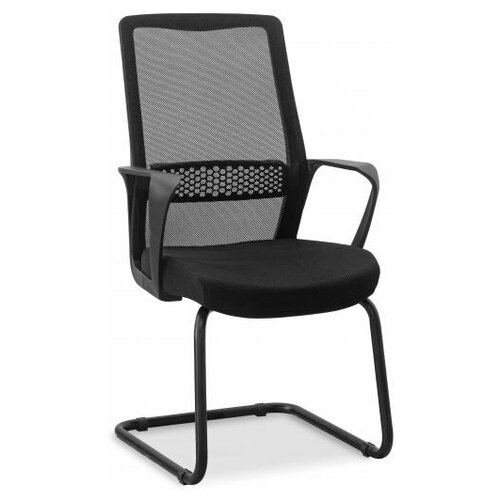 Кресло офисное Space S на раме, сетка, ткань TW, цвет черный