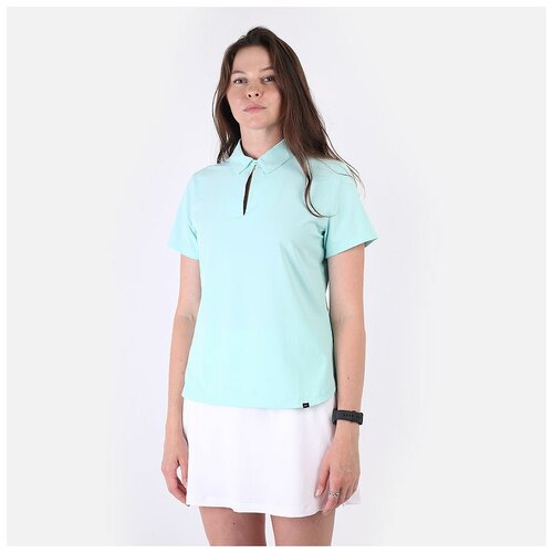 Поло NIKE Flex Ace Womens Golf Polo, размер M, голубой