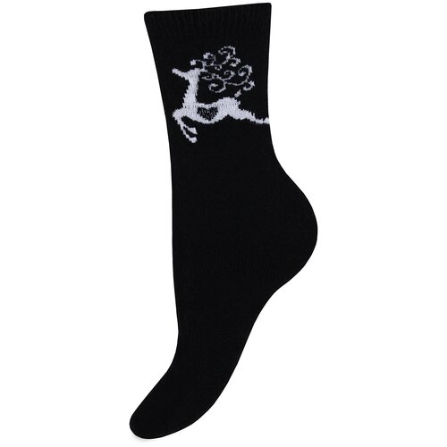 Носки Mademoiselle, размер UNICA, черный носки из ангоры снежинка