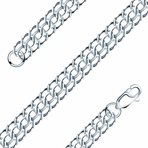 фото Серебряный браслет плетение питон novikov барод113, размер 21 diamant-online