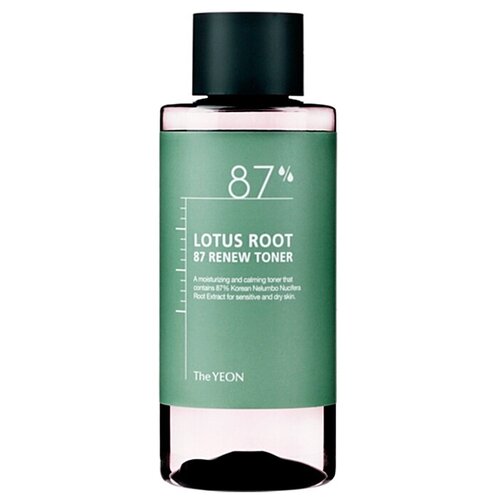 The YEON Тонер обновляющий - Lotus root 87 renew toner, 200мл