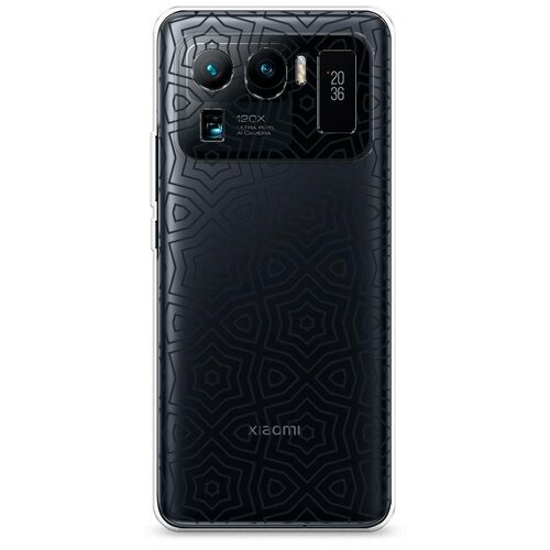 фото Силиконовый чехол "геометрический цветок фон" на xiaomi mi 11 ultra / сяоми ми 11 ультра case place