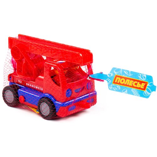 полесье мой первый грузовик nl в сетке 91987 белый синий красный Автомобиль пожарный Мой первый грузовик (NL)