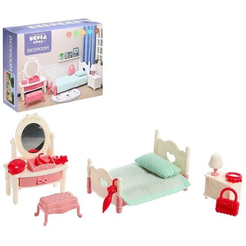 Набор мебели для кукол «Милый Дом» набор детской мебели туалетный столик и стул sitstep цвет розовый