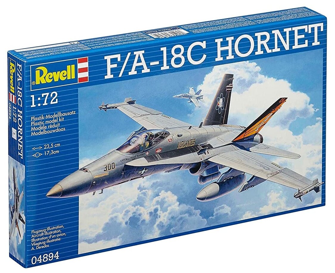 04894 Revell Истребитель Макдоннел-Дуглас F/A-18C Hornet Масштаб 1/72