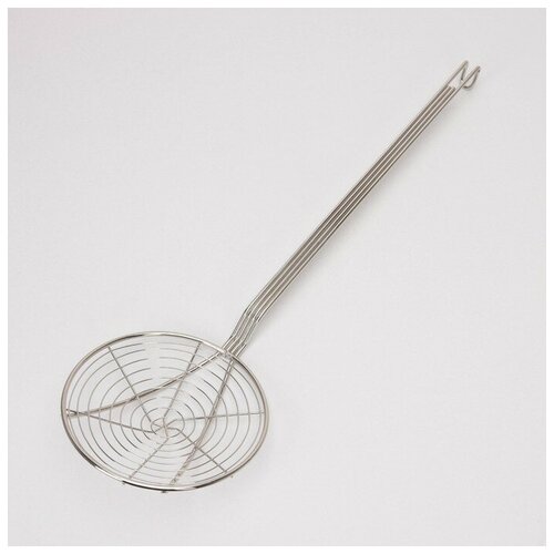 Шумовка для фритюра из нержавеющей стали 615175 см толщина 3 мм 201 марка стали 1861₽