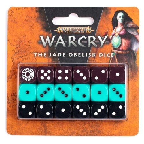 фото Набор кубиков для настольной игры warhammer warcry: "нефритовый обелиск" (the jade obelisk dice) games workshop