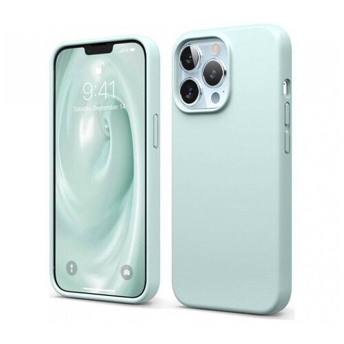 фото Чехол elago soft silicone (liquid) для iphone 13 pro, цвет мятный (es13sc61pro- mt)