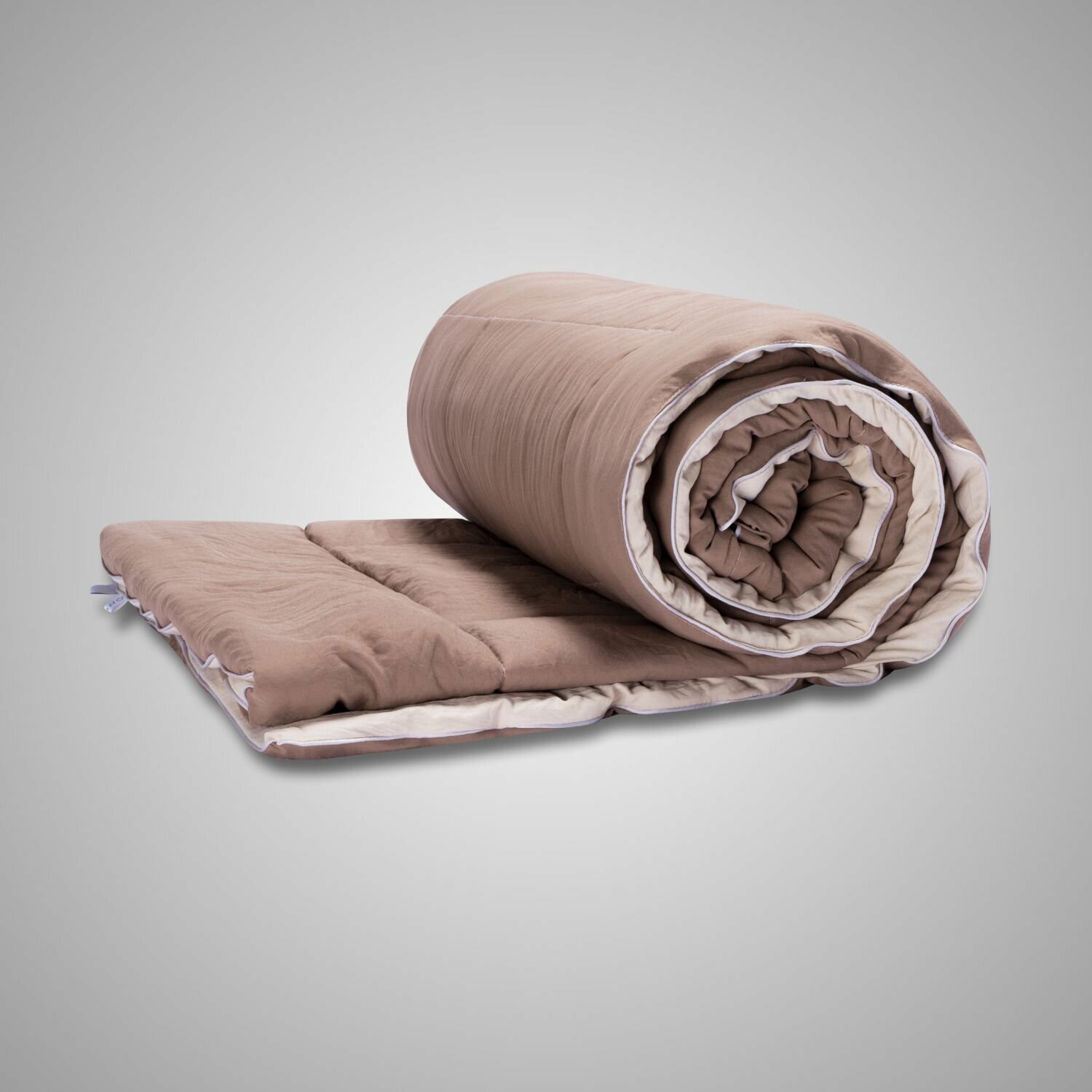 Гипоаллергенное одеяло SONNO TWIN евро размер, 200х220 см, цвет Бежевый/Мокко - фотография № 2