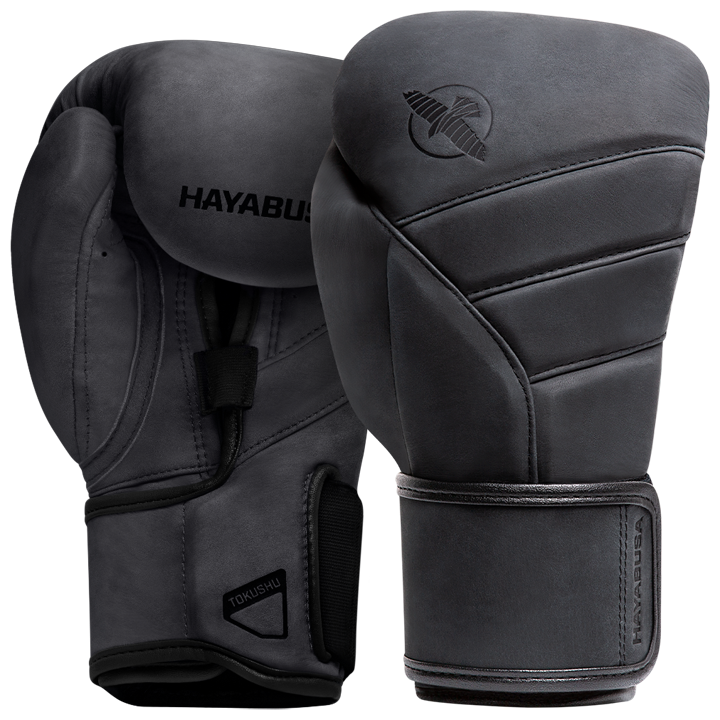 Боксерские перчатки Hayabusa T3 LX Obsidian. 16oz