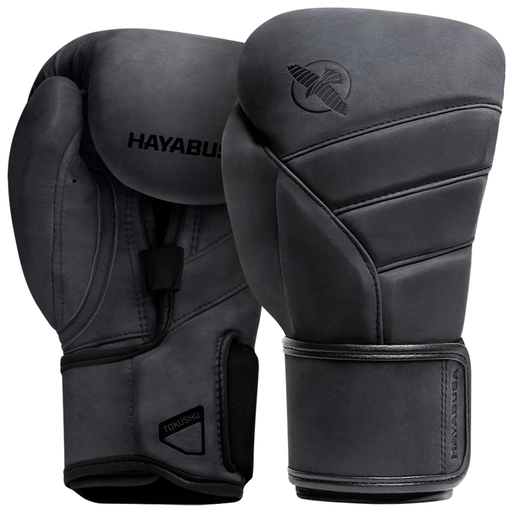 Перчатки Hayabusa Kanpeki T3 LX Obsidian - Hayabusa - Темно-серый - 12 oz