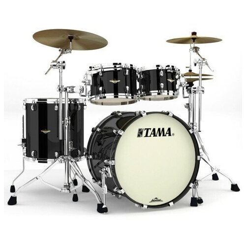 Tama MA42TZS-PBK Starclassic Maple Lacquer Finish ударная установка из 4-х барабанов, цвет черный, клён pearl crb524p c742 ударная установка из 4 х барабанов цвет blue sapphire без стоек