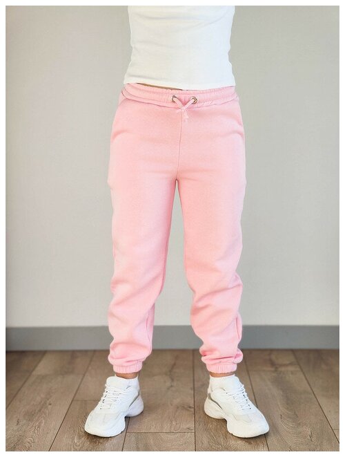 Брюки джоггеры  Aussie Wear, свободный силуэт, спортивный стиль, утепленные, размер 46-50, розовый