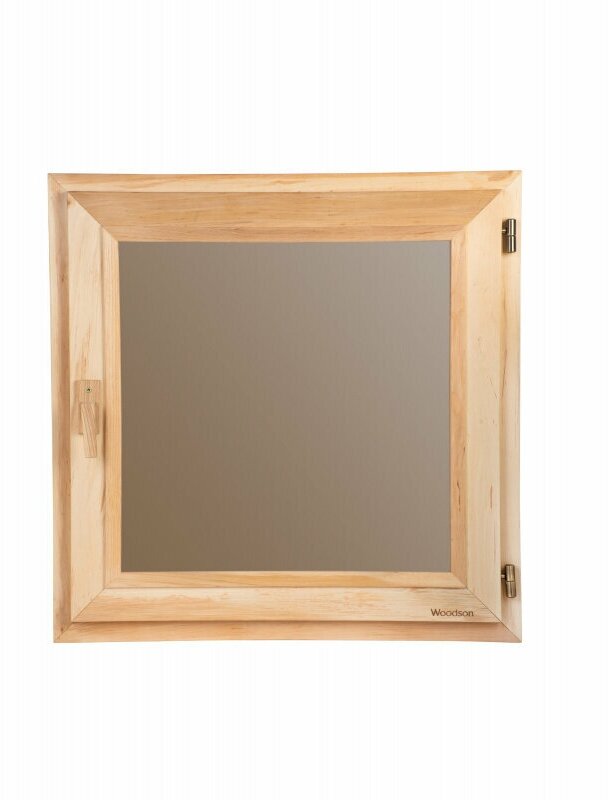 Окно Woodson 50*50, стекло бронза, ольха - фотография № 1