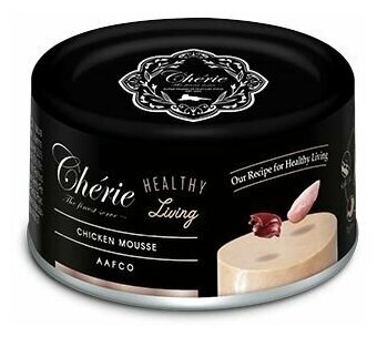 Влажный корм для кошек Pettric Cherie - Healthy Living мусс из курицы 0,08 кг - фото №1