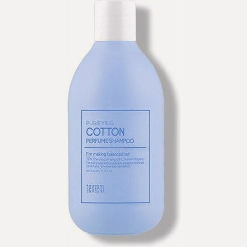 Изображение товара Парфюмированный шампунь для волос Tenzero с ароматом хлопка, 300 мл