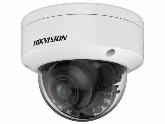 Видеокамера IP HIKVISION 8Мп уличная купольная с Smart гибридной EXIR/LED подсветкой до 30м и технологией AcuSense - фото №1