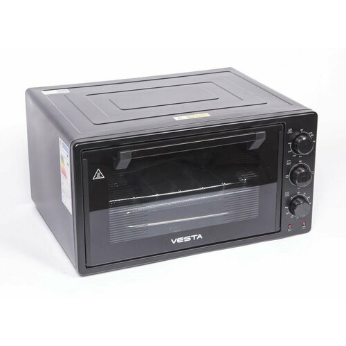 Мини печь VESTA 2336 Е черно-черная с подсветкой 749000₽