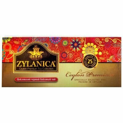 Чай "Зиланика" Ceylon Premium Черный пакетированный 25 х2 г - фотография № 8