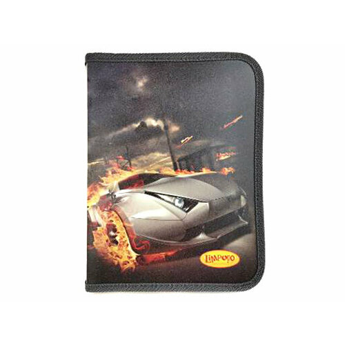 Папка А5 пластиковая, молния вокруг 230*180*25 мм ТМ \