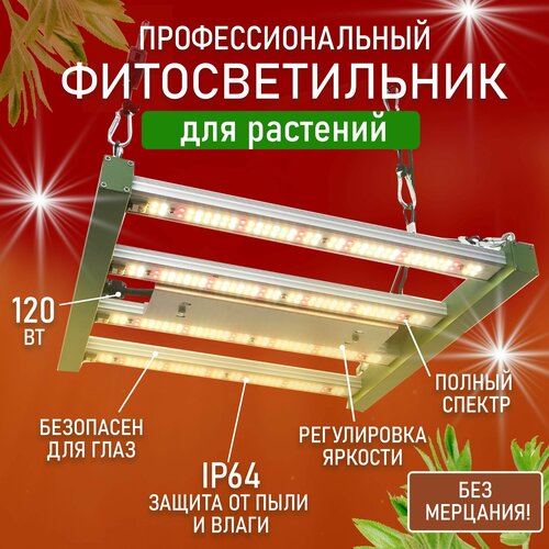 Фитолампа для растений полный спектр фитосветильник светодиодный