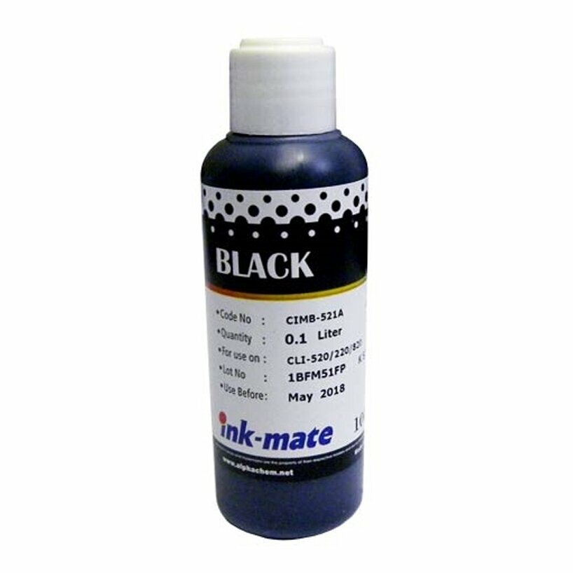 Чернила для CANON PGI-520Bk (100мл, black, Pigment) CIM-521A Ink-Mate