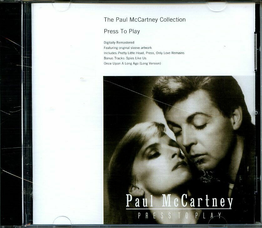 Музыкальный компакт диск Paul McCartney Collection - Press to play 1986 г (производство Россия)