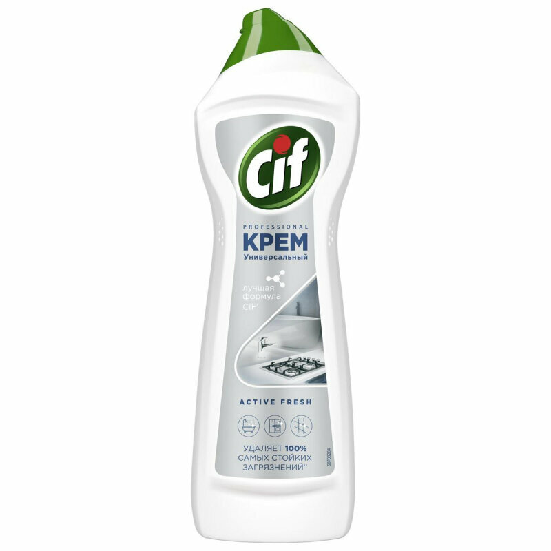 Cif Универсальное чистящее средство Актив крем, Фреш, 750мл