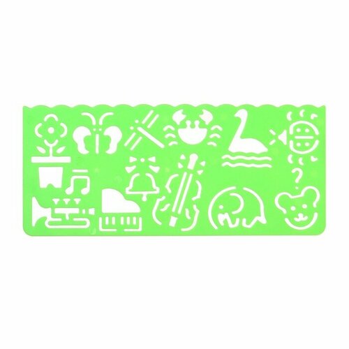 Набор трафаретов 4 штуки пластик Фигурки микс 9630258 269₽