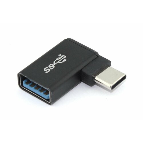 Переходник OTG USB Type A мама на Type-C папа угловой 450₽