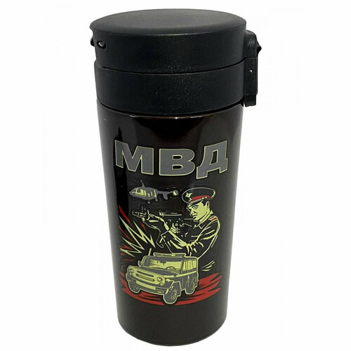 Термостакан МВД черный