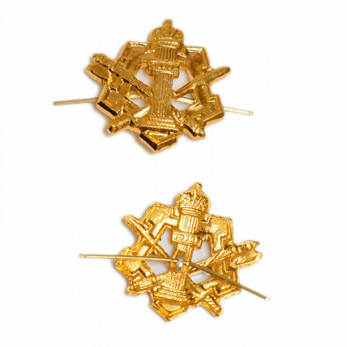 Эмблема фсин золотая металлическая