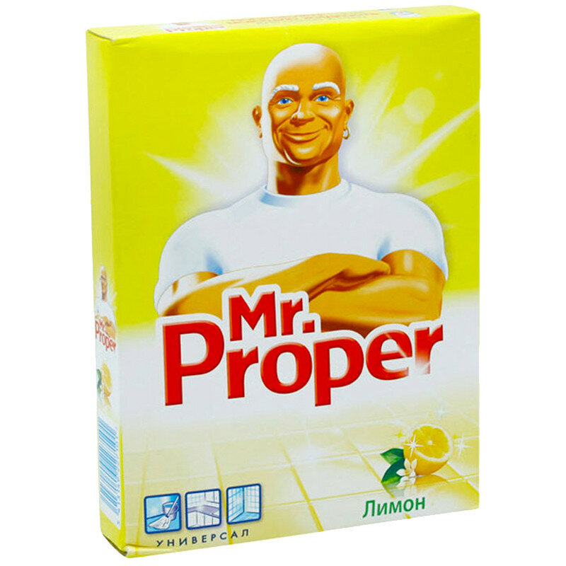 Универсальный моющий порошок для уборки MR PROPER Лимон 400г