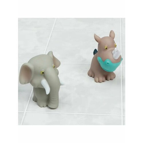 Нобор игрушек для игры в ванне Зоопарк 2шт 355₽