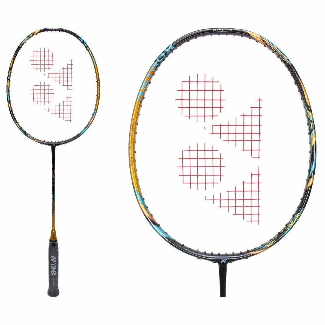 Набор для бадминтона Yonex Pro (2 профессиональные ракетки, перьевые воланы, намотка на ракетку )