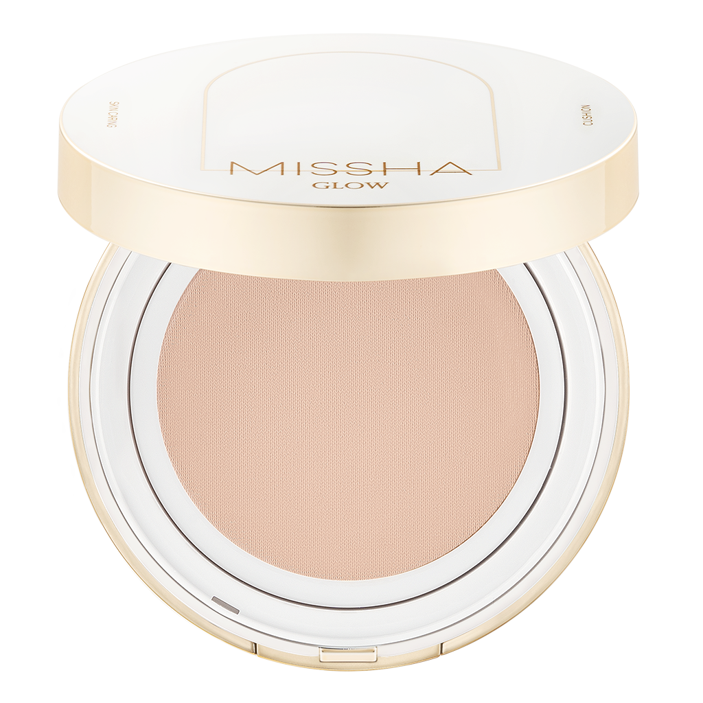 MISSHA Glow Cushion Тональный кушон Прозрачное свечение тон 21P Fair Pink Beige 14 г 1 шт